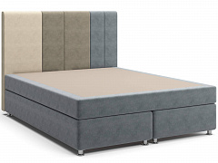 Кровать с матрасом и зависимым пружинным блоком Скала (160х200) Box Spring - фото №1